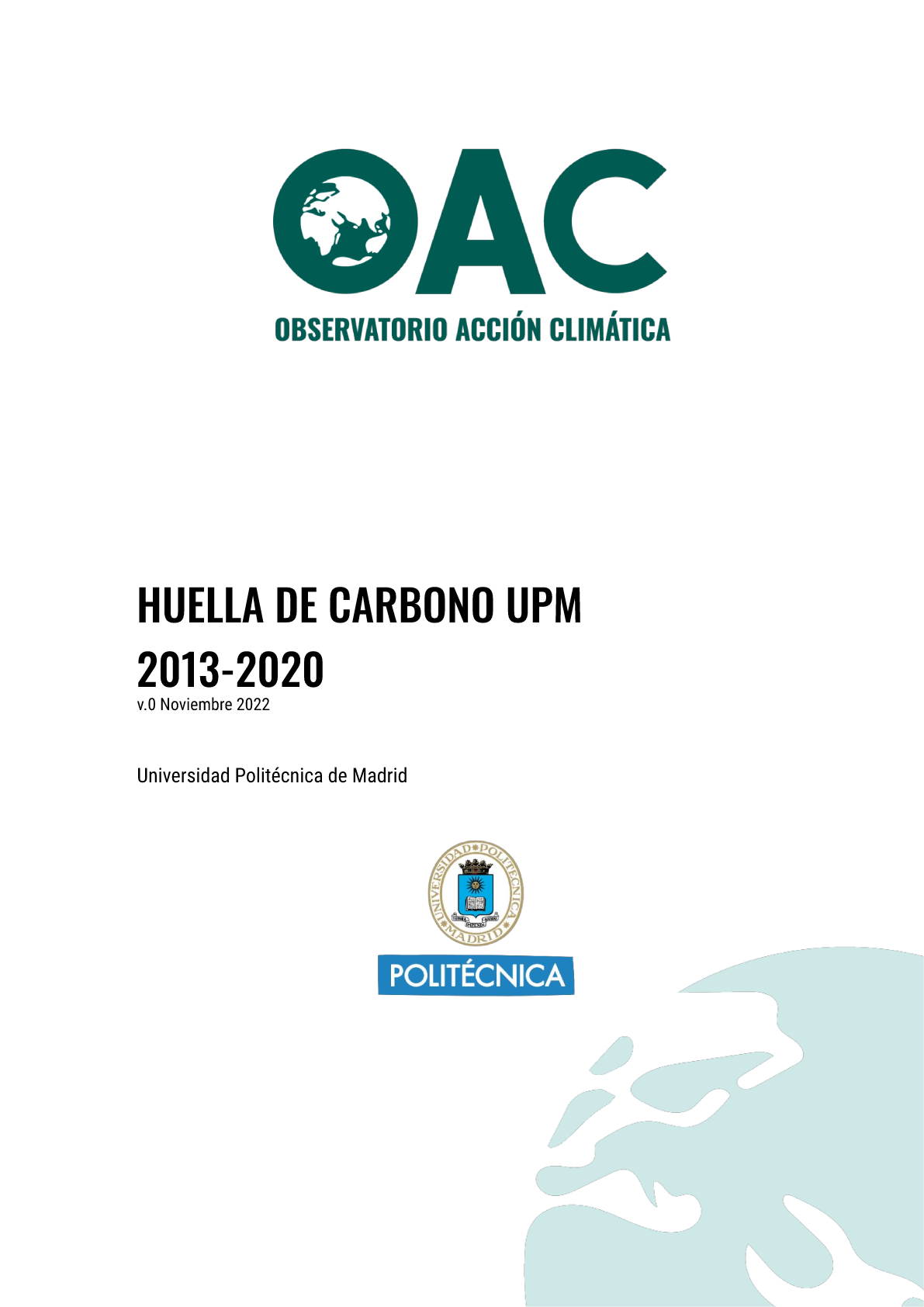 Informe Huella de Carbono de la Universidad Politécnica de Madrid